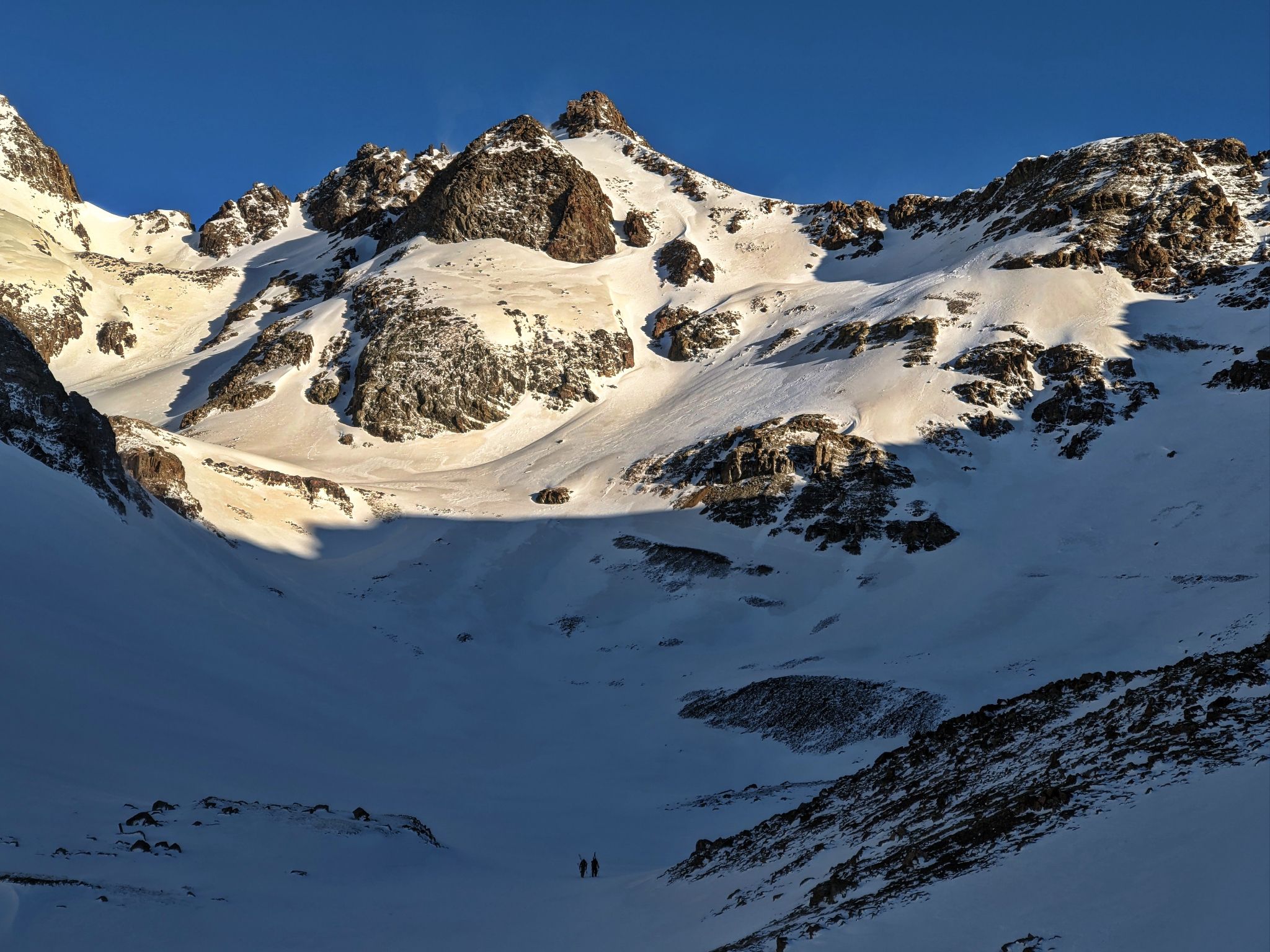 Castle east face ski 02