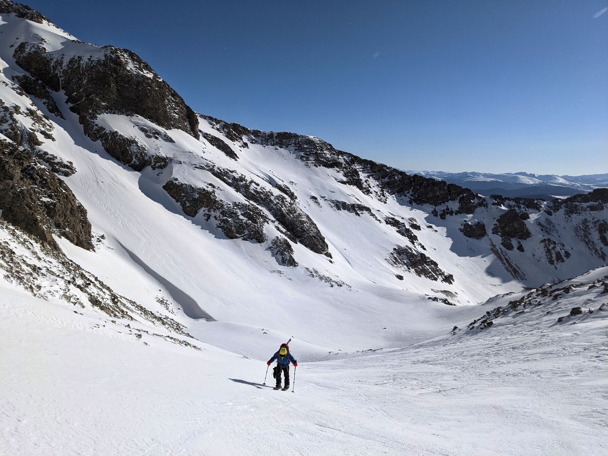 Castle east face ski 04