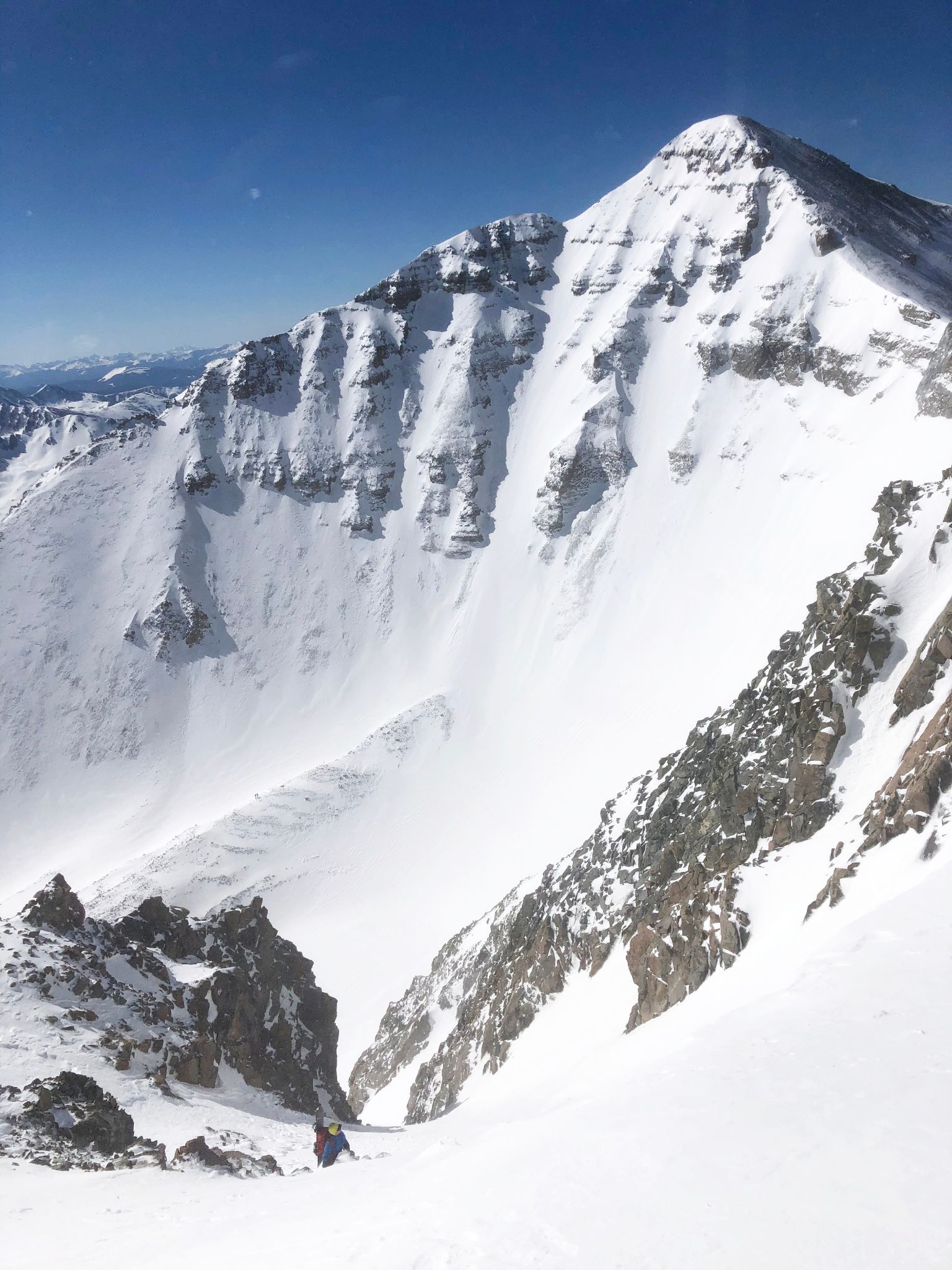 Castle east face ski 06