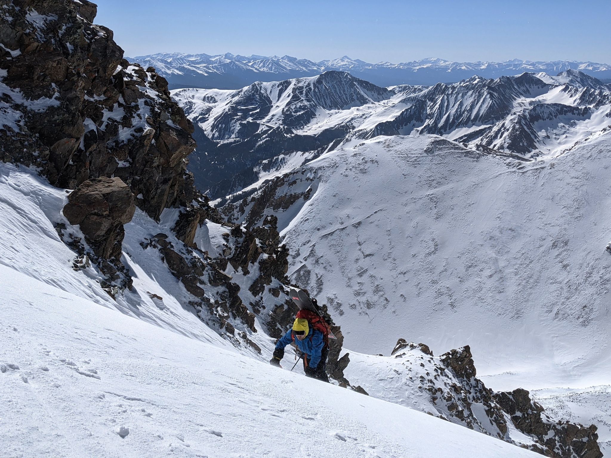Castle east face ski 08
