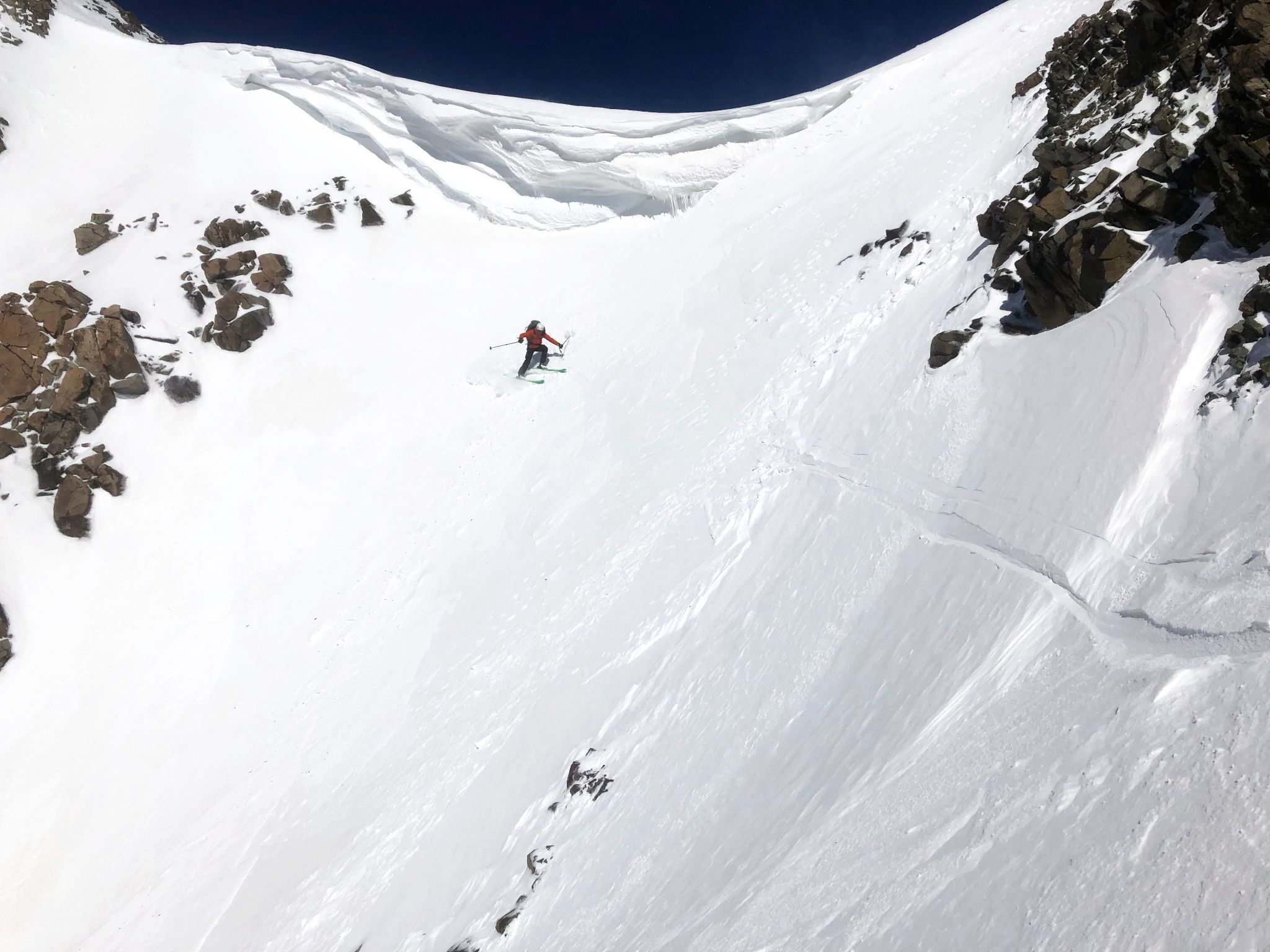Castle east face ski 09