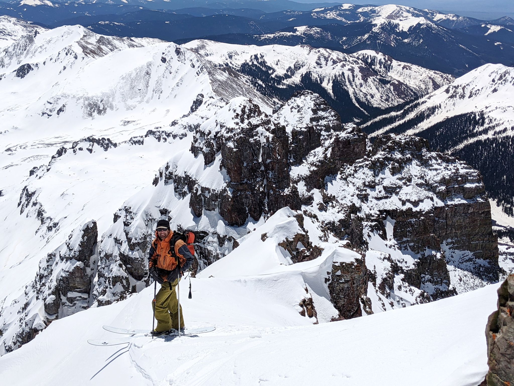 Castle east face ski 19