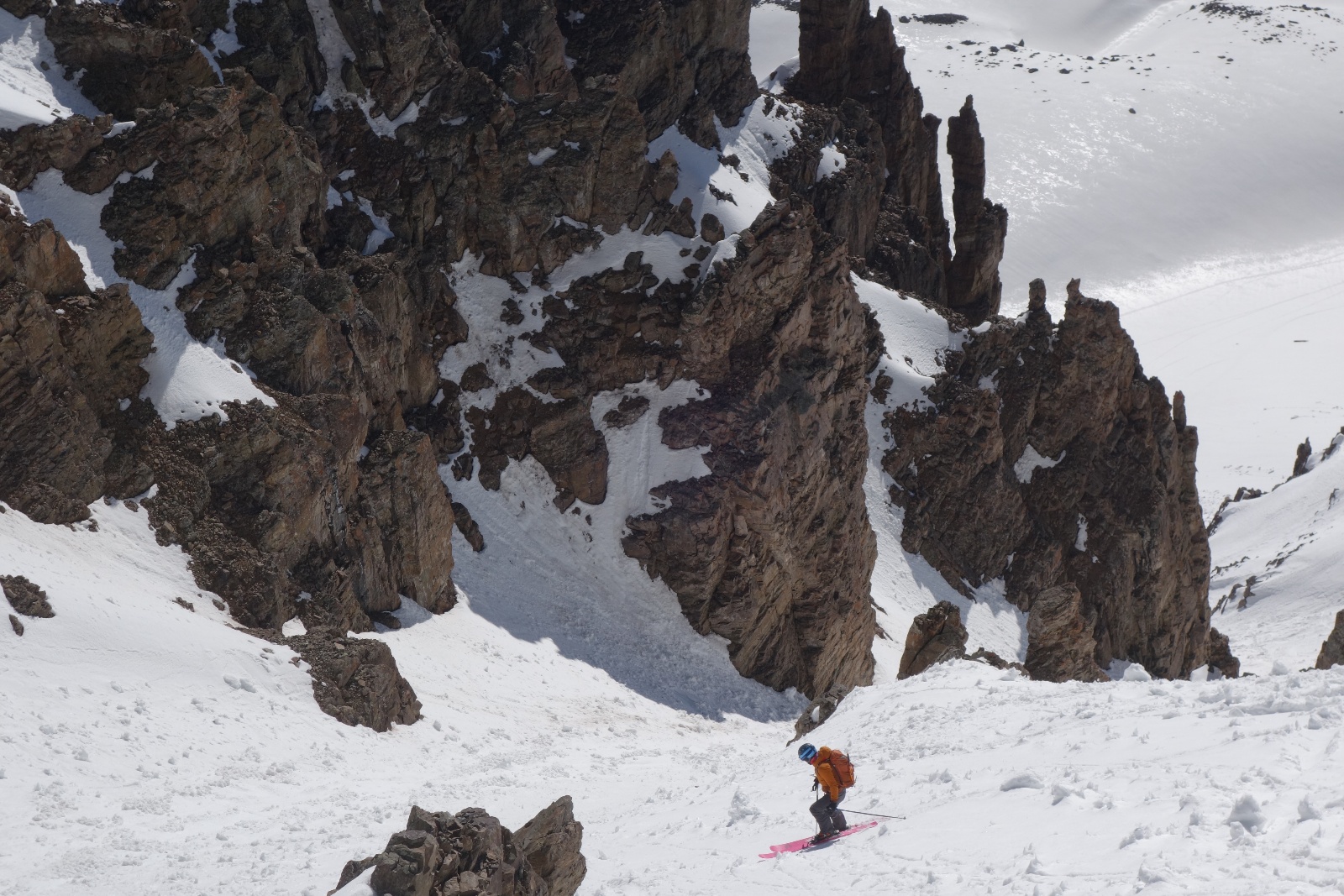 Cathedral pearl couloir 13
