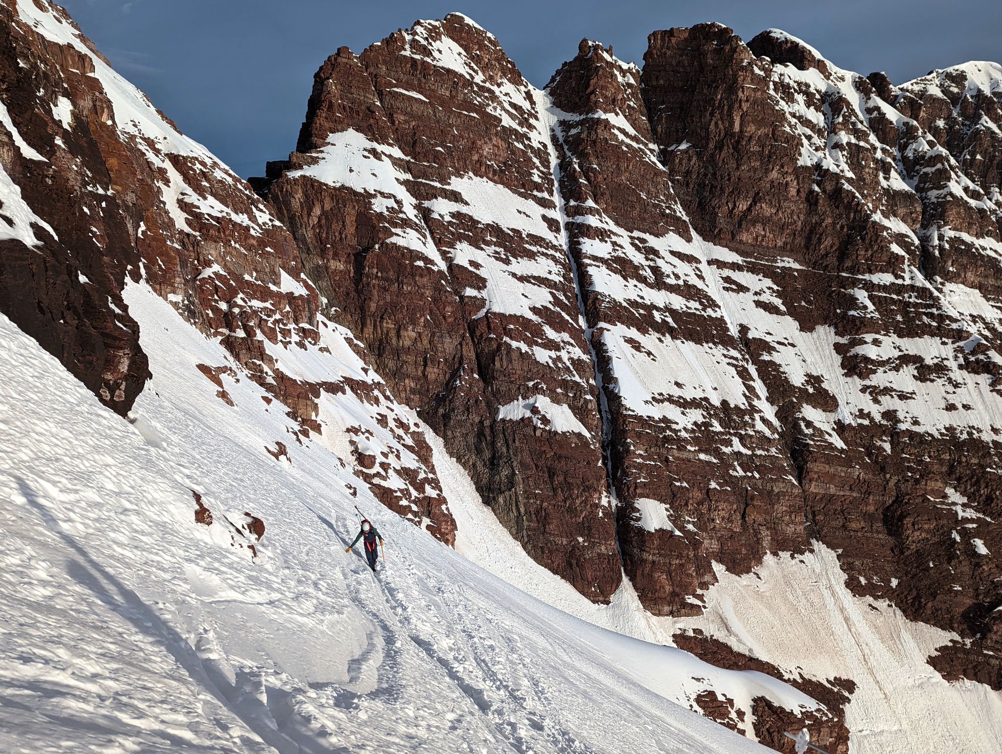 North maroon north face ski 10