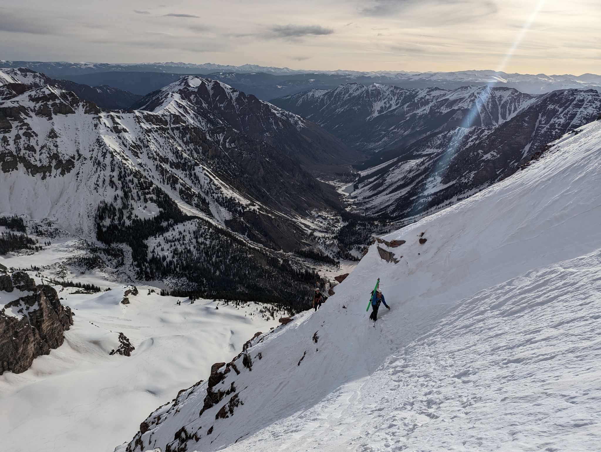 North maroon north face ski 13