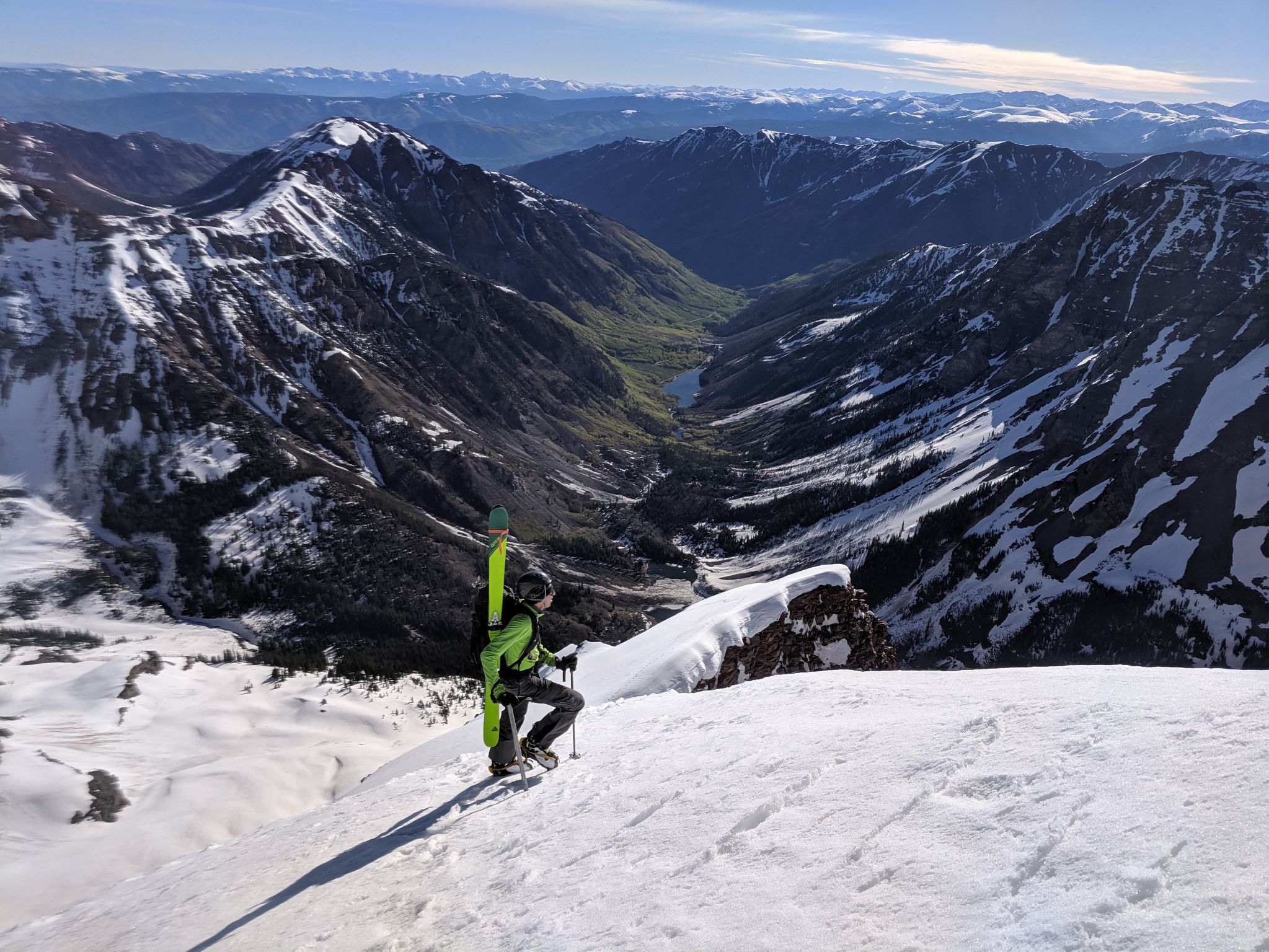 North maroon north face ski 14