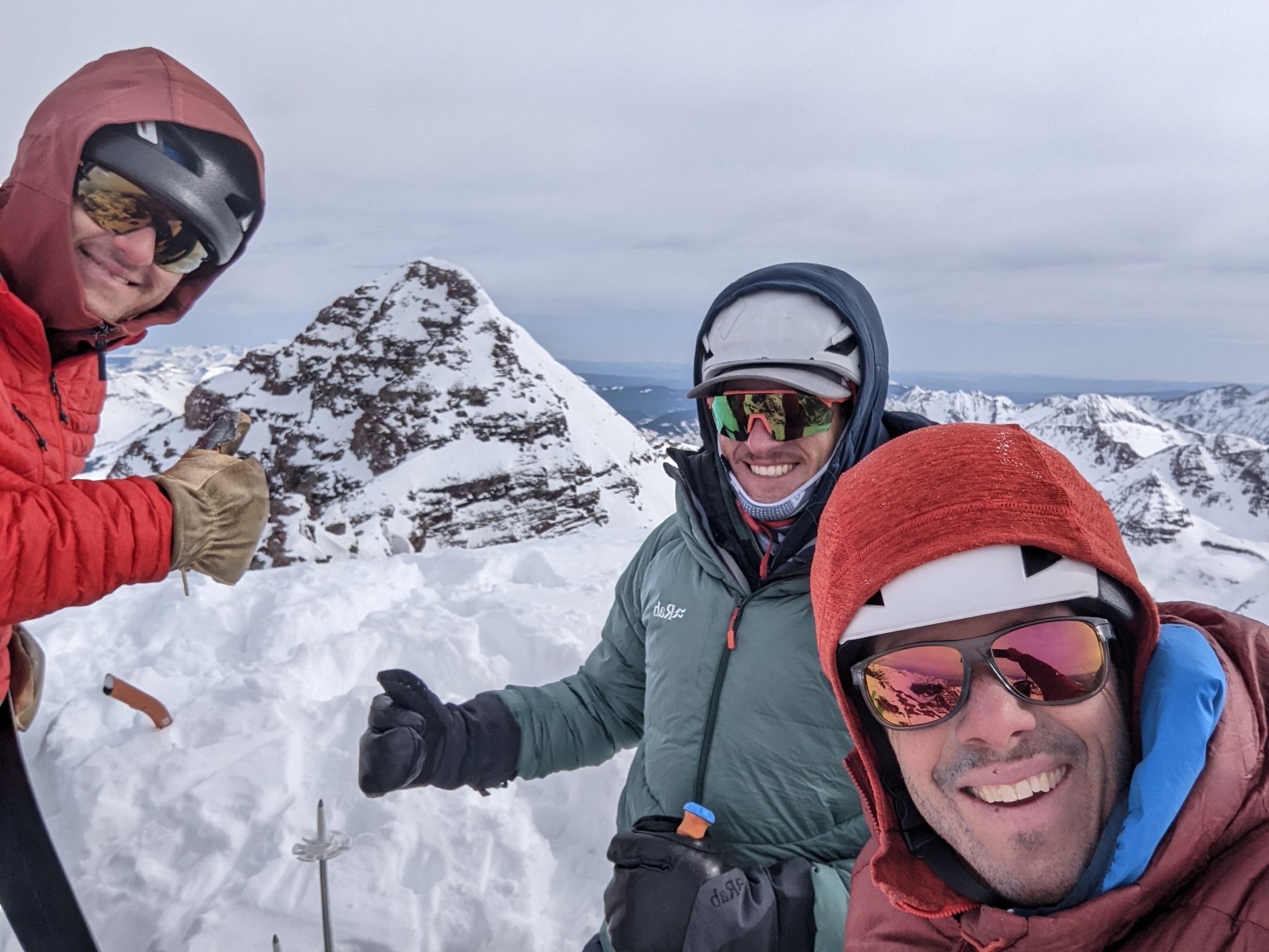 North maroon north face ski 16