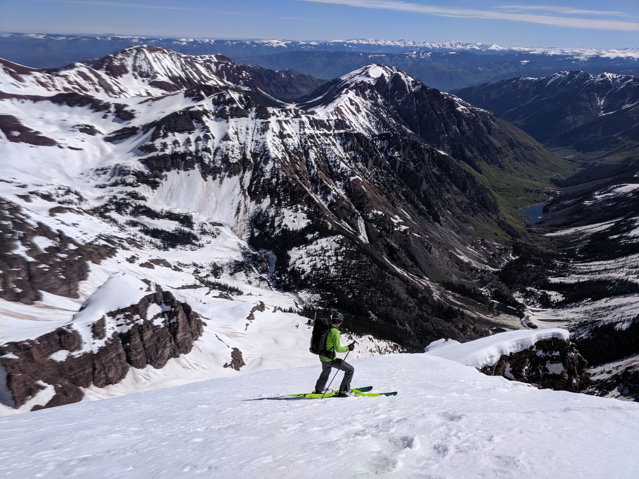 North maroon north face ski 20