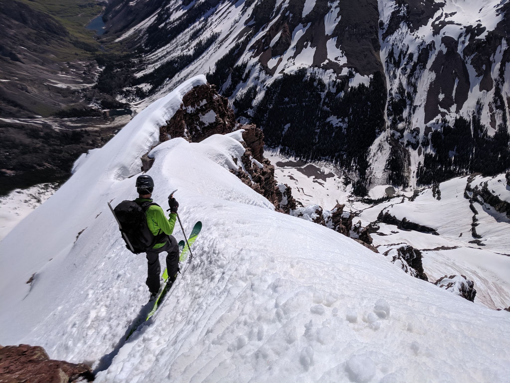 North maroon north face ski 25