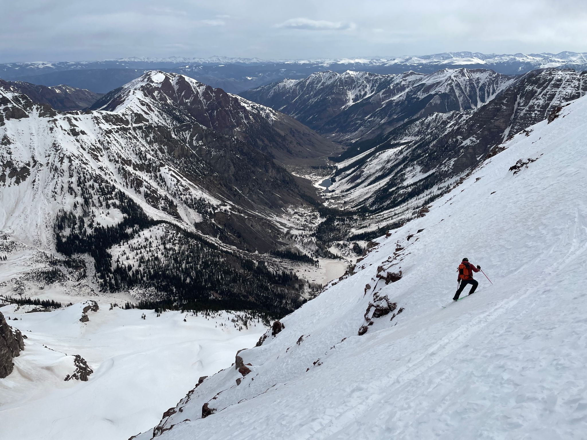 North maroon north face ski 29