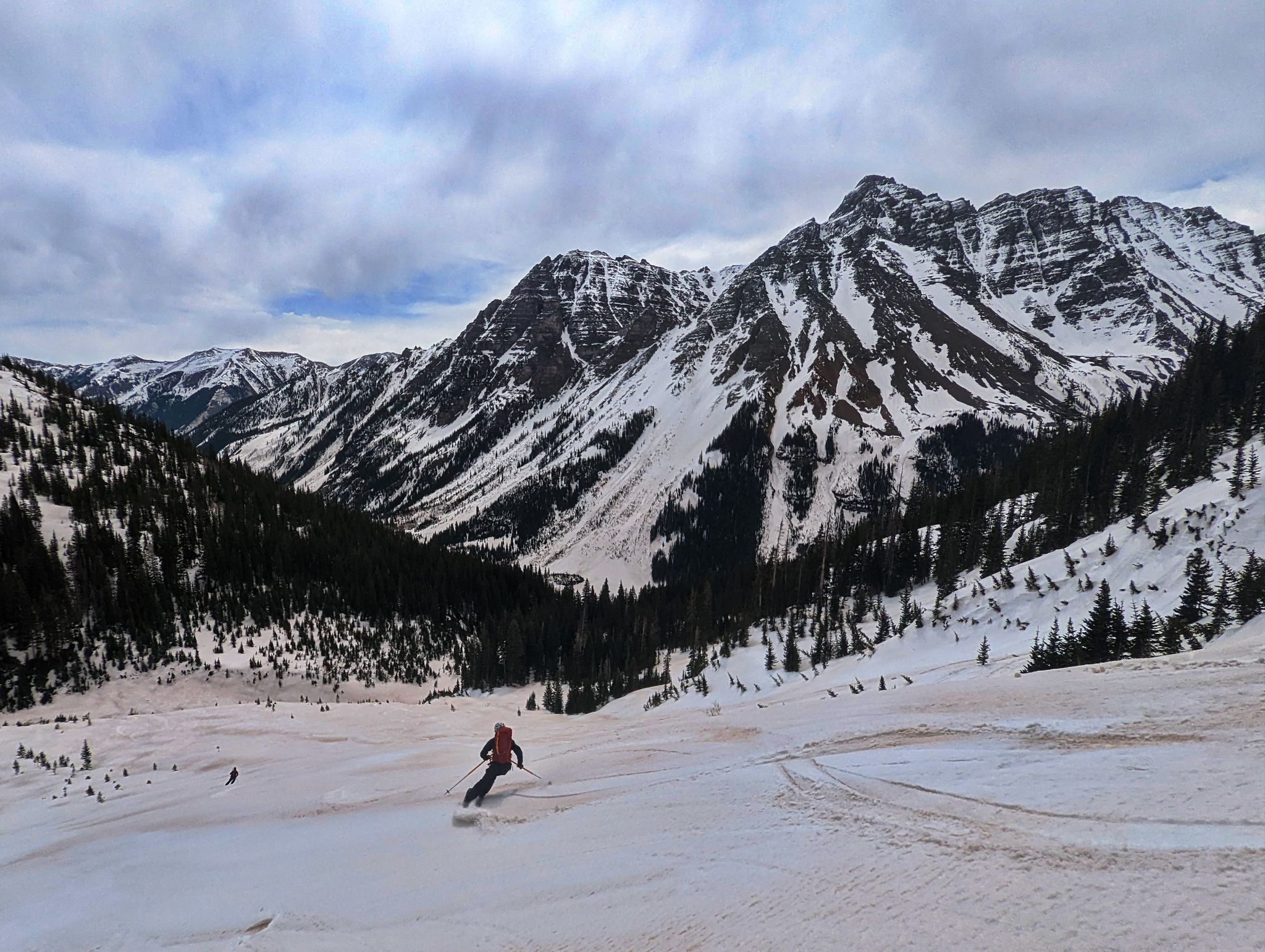 North maroon north face ski 36