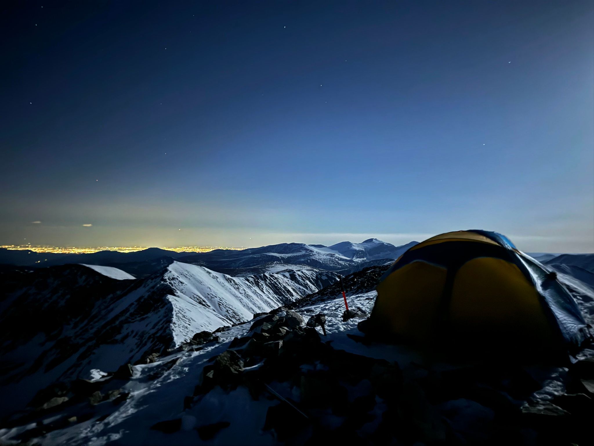 Grays and Torreys Overnight Ski