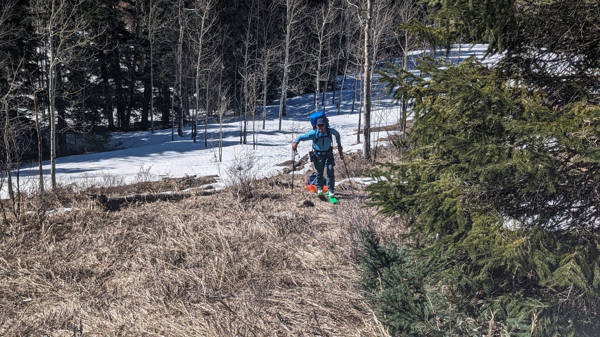 Booth pass skiing approach1 03