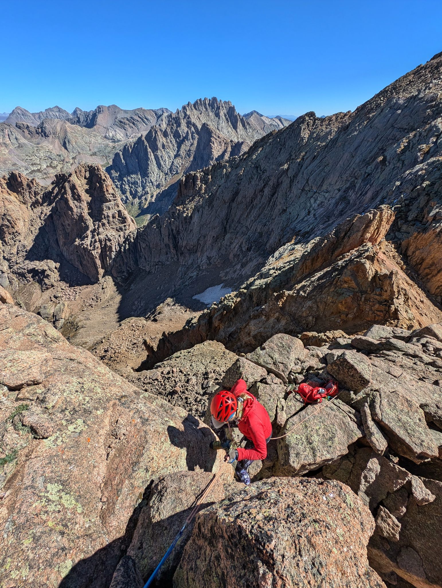 Needle ridge twin thumb glacier 20