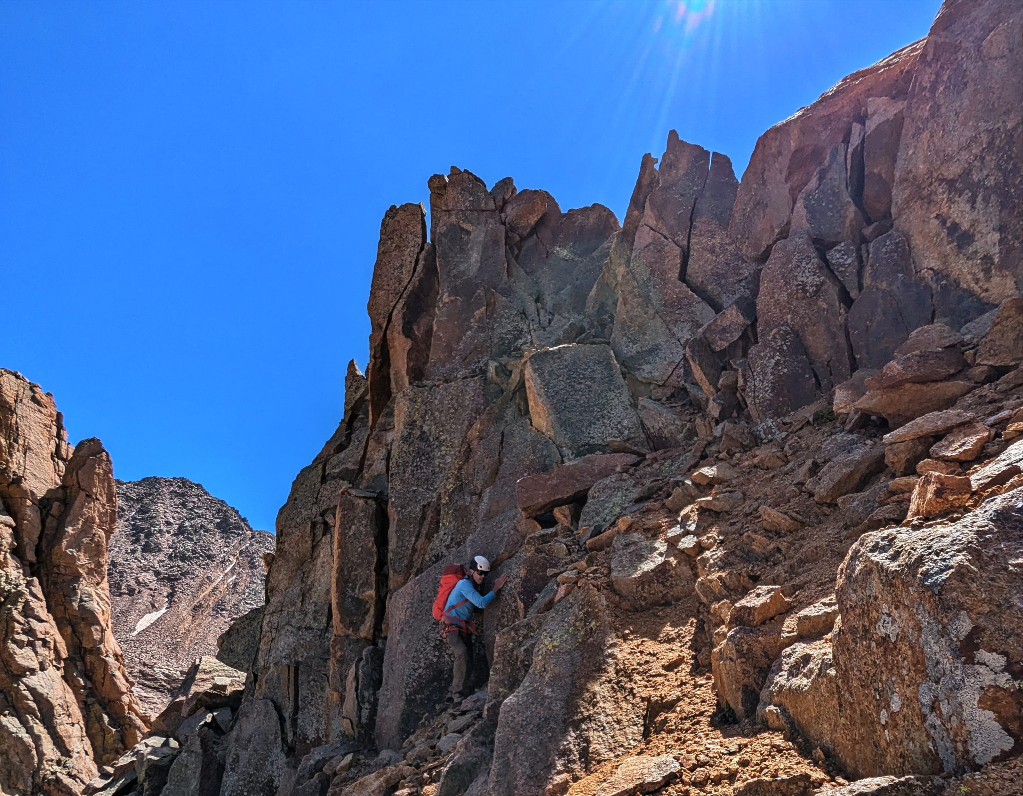 Needle ridge twin thumb glacier 34