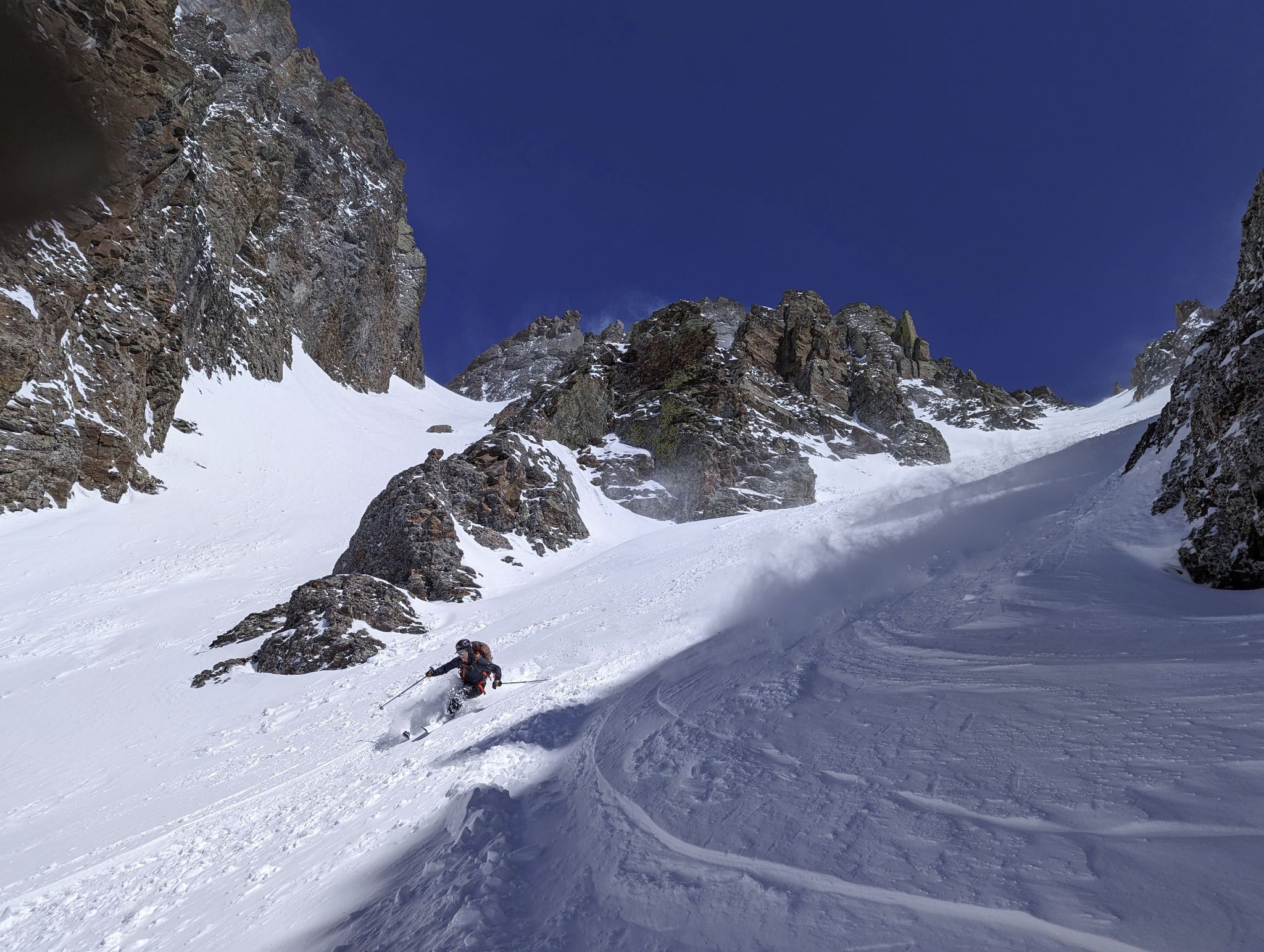 South Lookout  - Magnum & Modest Couloirs