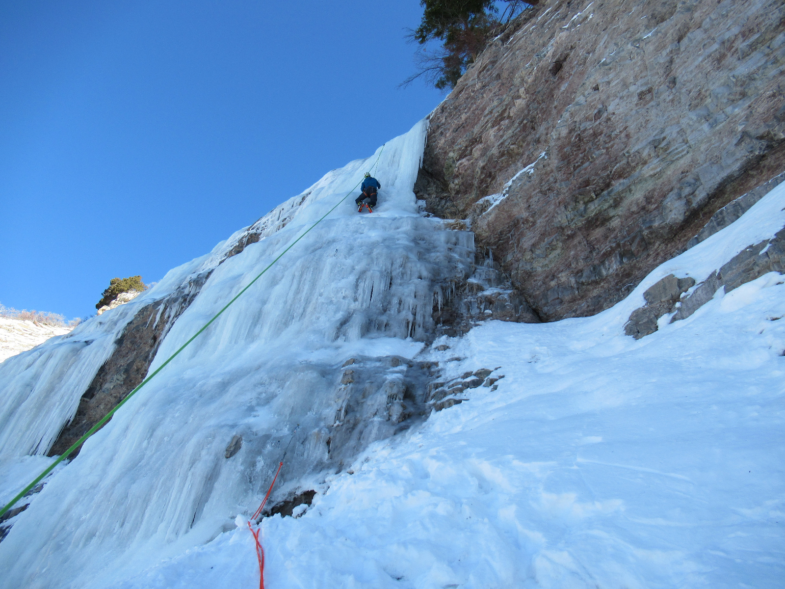 Dexter Creek Ice Climbing