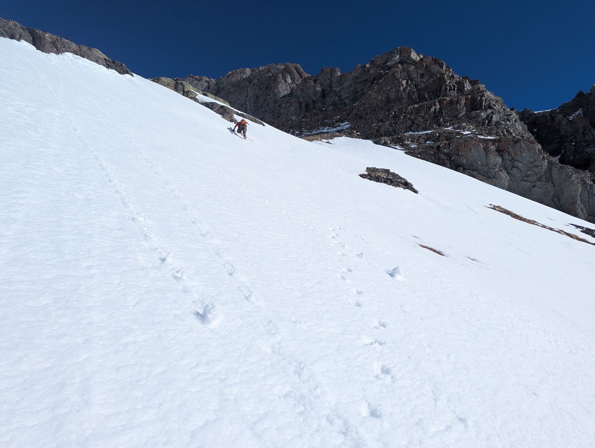 T7 southeast gully ski 05