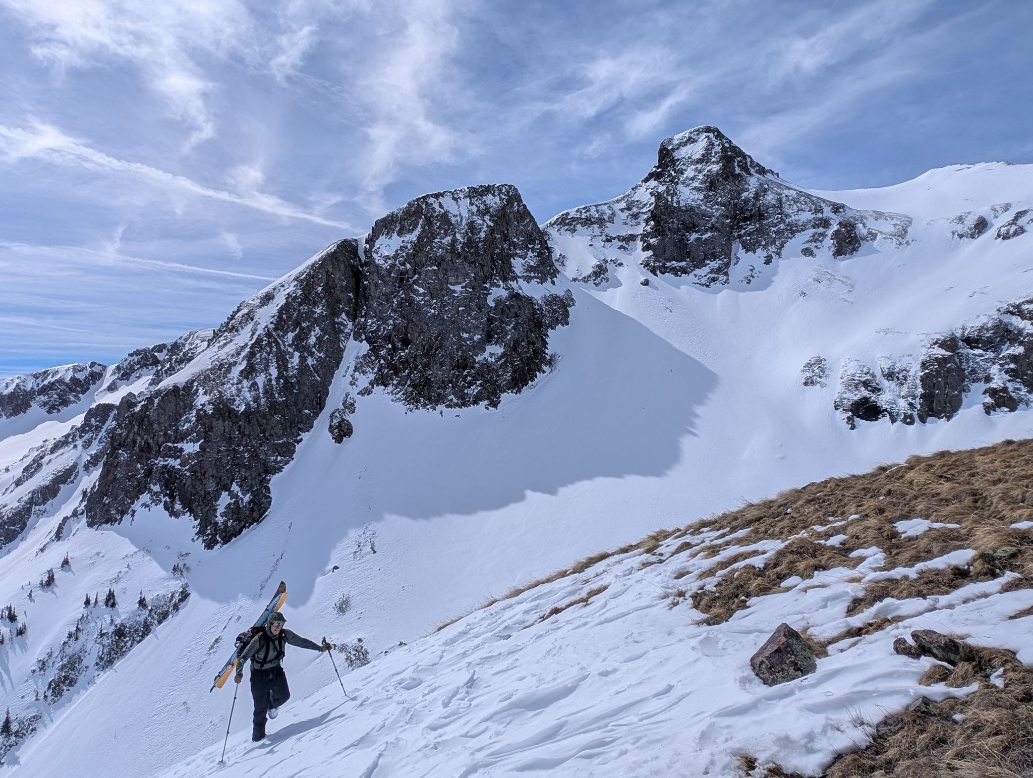 T7 southeast gully ski 07