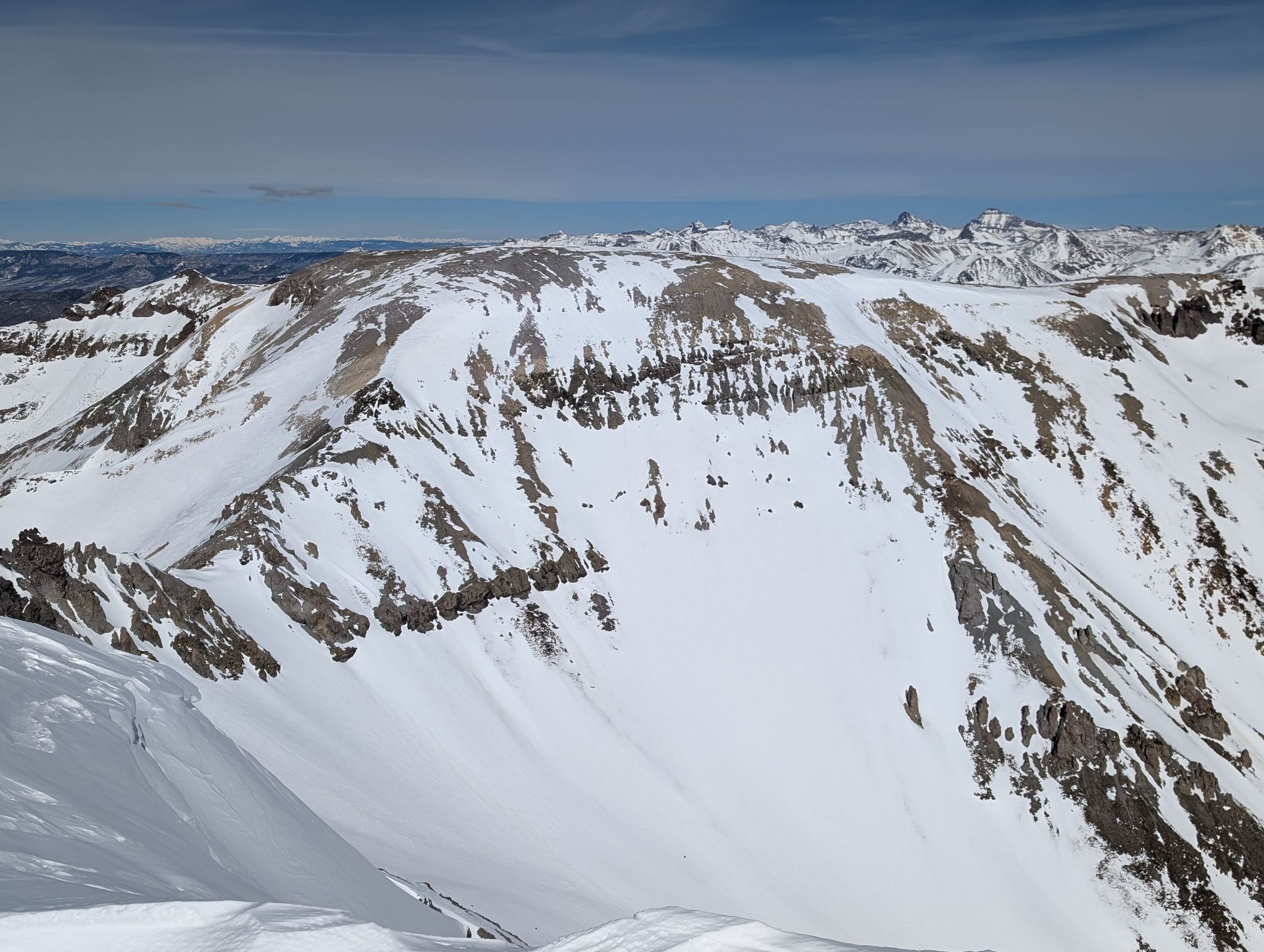 T7 southeast gully ski 19