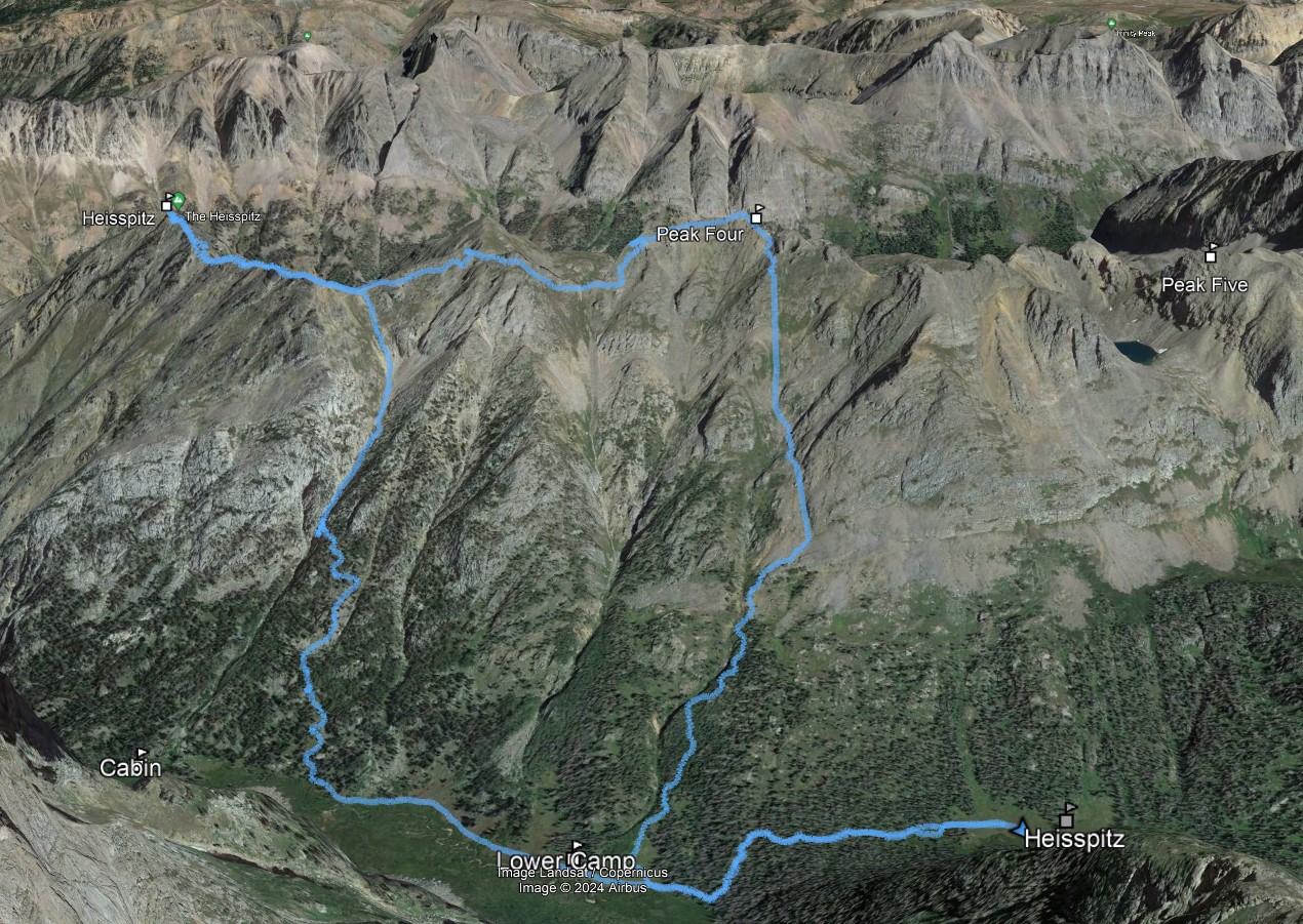 Heisspitz traverse 01