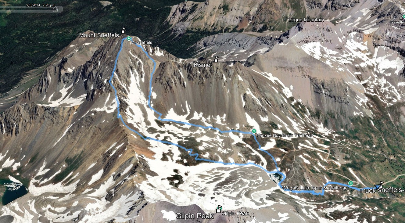 Sneffels sw ridge 01