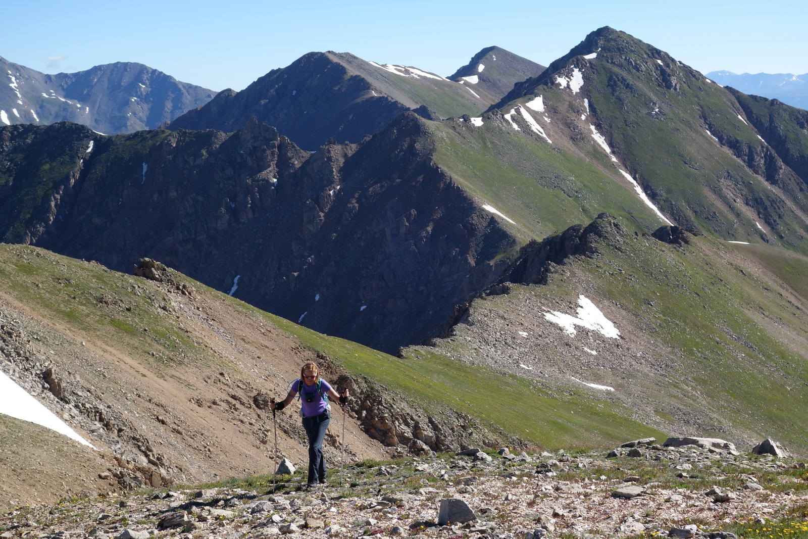 French Group Sawatch Range Mountaineering