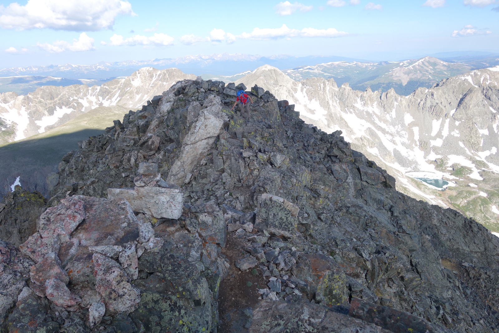 Quandry west ridge 14f