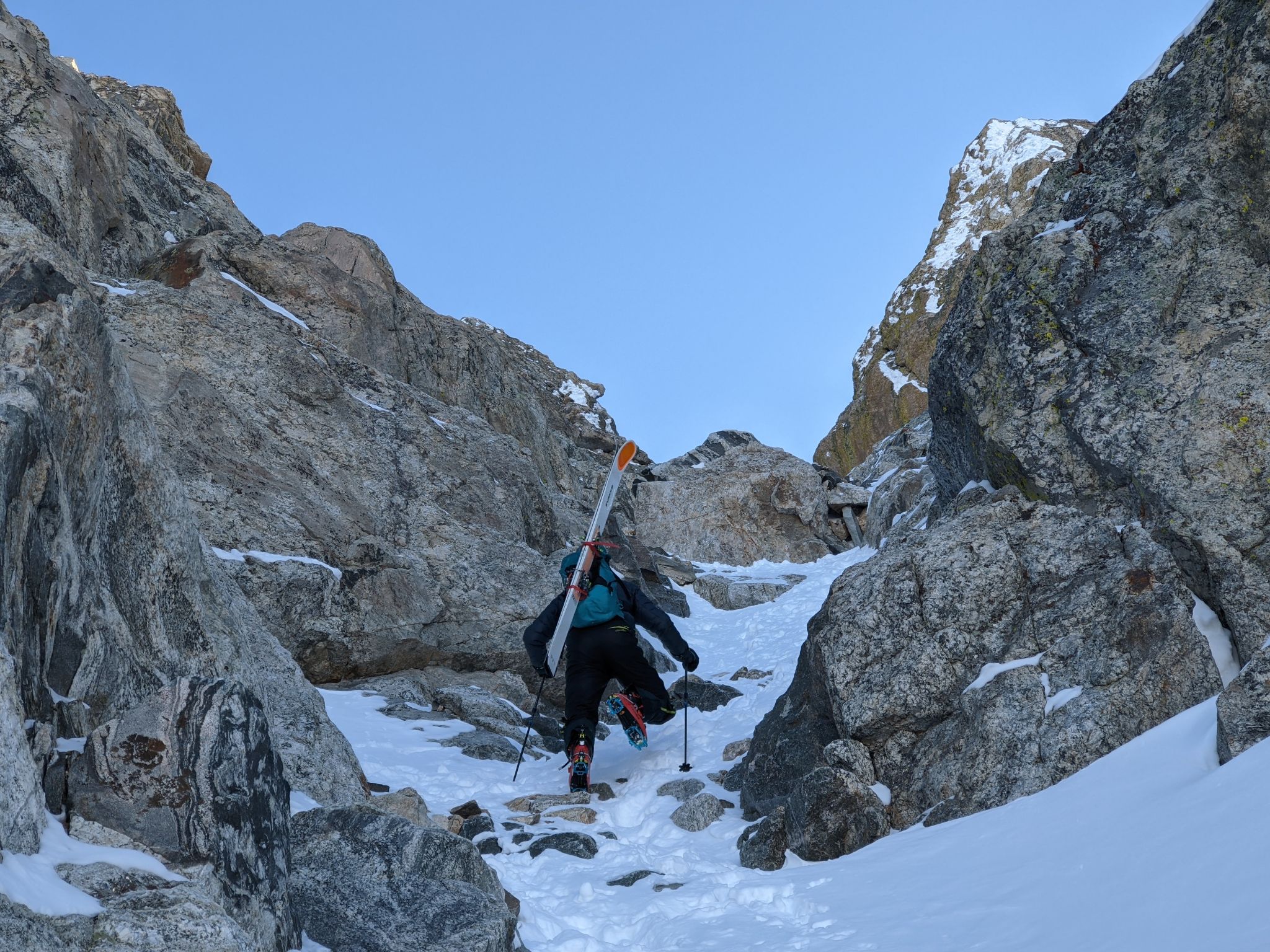 Middle teton east face 09