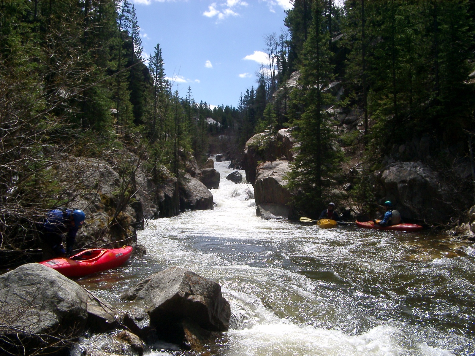 Joe Wright Creek Cache La Poudre Colorado Kayaking